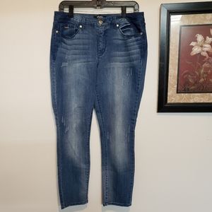 Nine West Gramercy Distressed Women's Jeans Size10